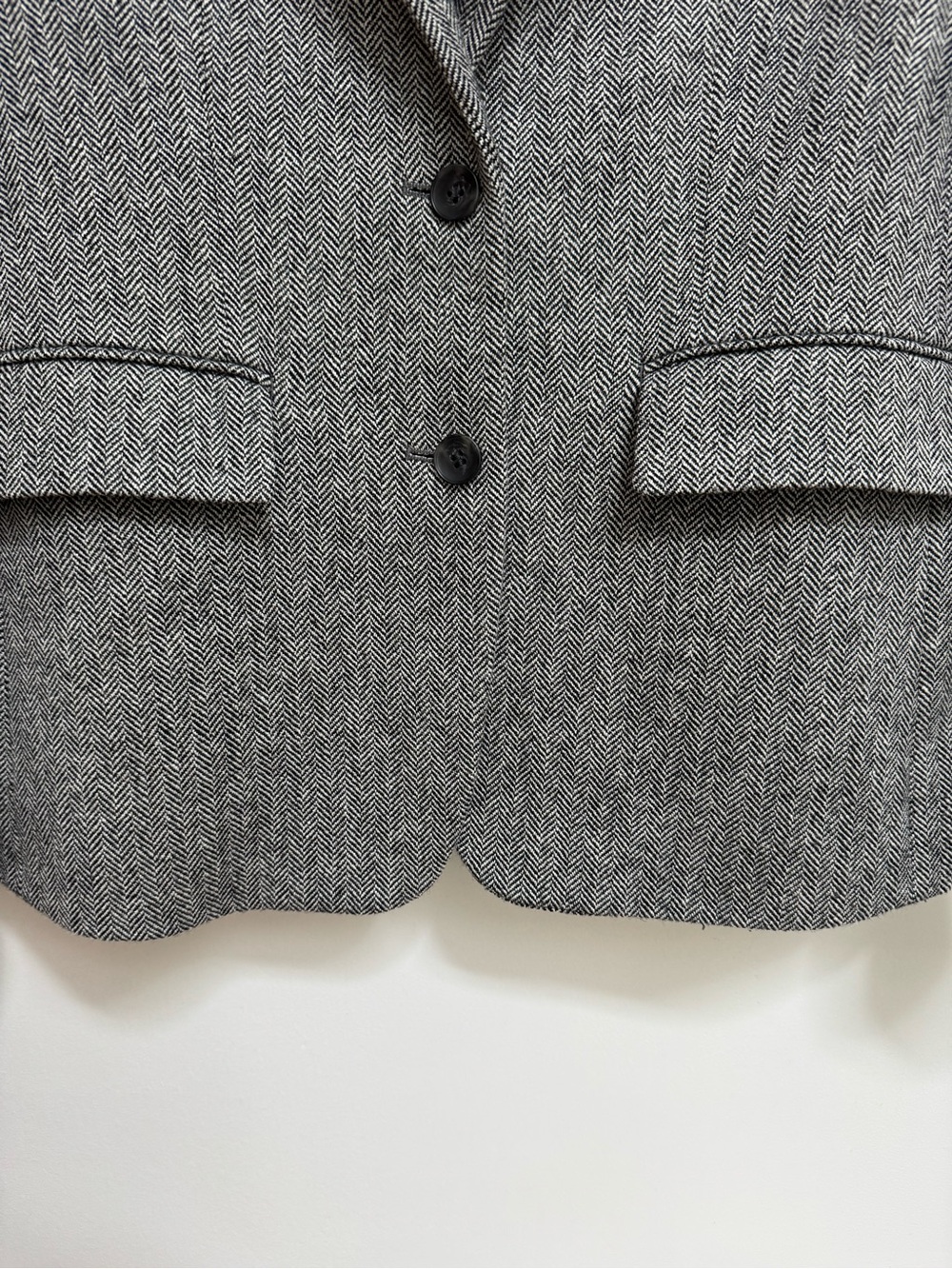 Carine Roitfeld x Uniqlo Herringbone Wool Blend Blazer Women's Medium Capsule - Picture 5 of 13